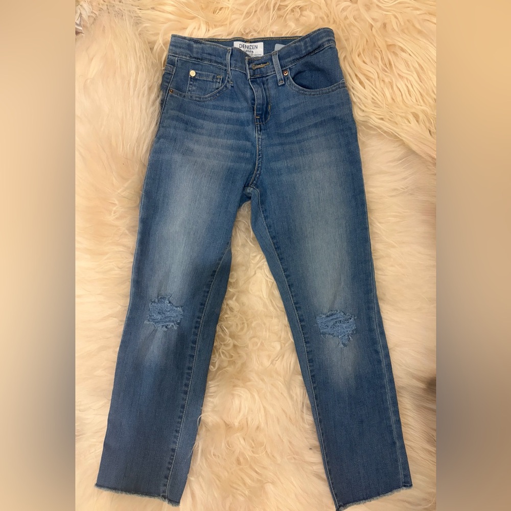 Denizen from Levi’s Girls High Rise Ankle Straight Blue Jeans Size 10